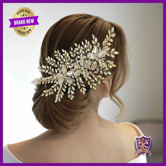 Rhinestone Bridal Headband, Wedding Hair Accessory, Sparkling Hairpiece